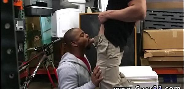  Straight blonde man masturbating for money and gay doctor examining